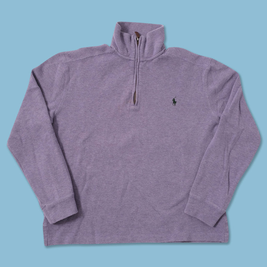 Vintage Polo Ralph Lauren Q-Zip Sweater Large 