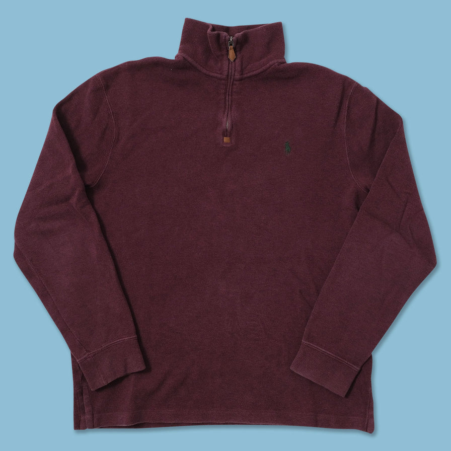 Vintage Polo Ralph Lauren Q-Zip Sweater Medium 