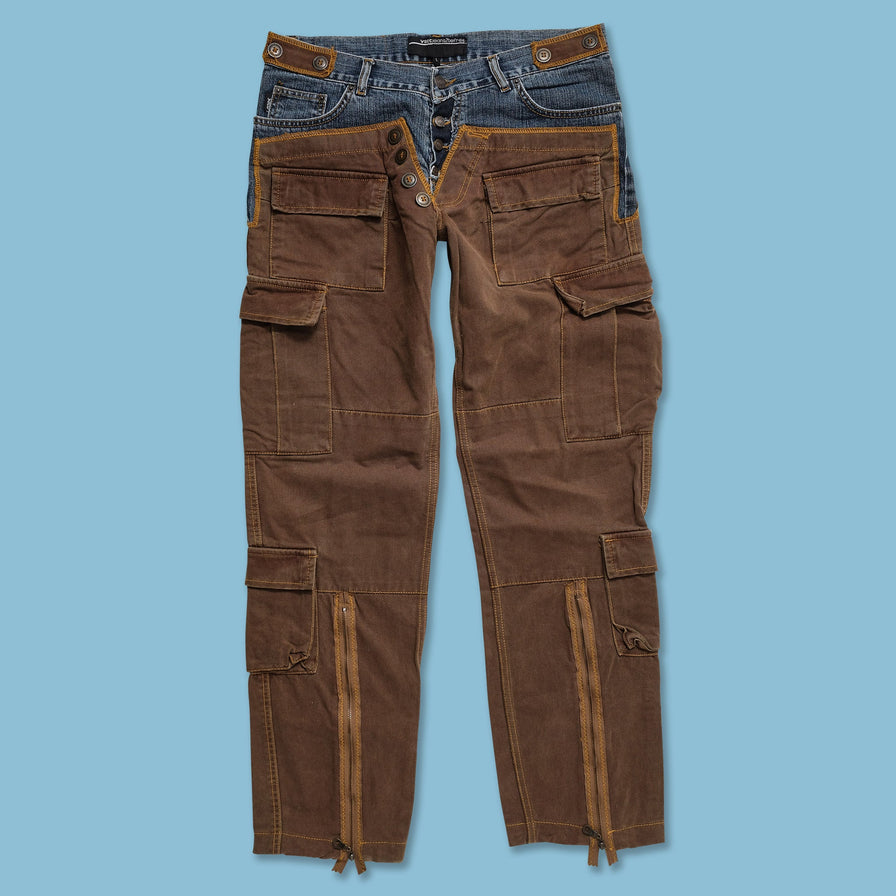 Y2K Denim Cargo Pants 34x32 