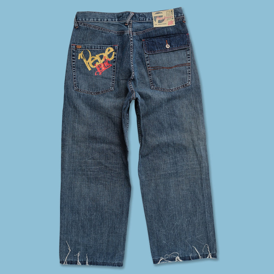 Y2K Pepe Baggy Jeans 34x28 