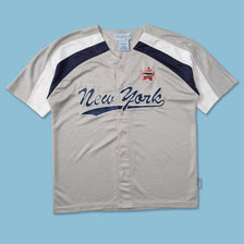 Y2K New York Baseball Jersey Large 