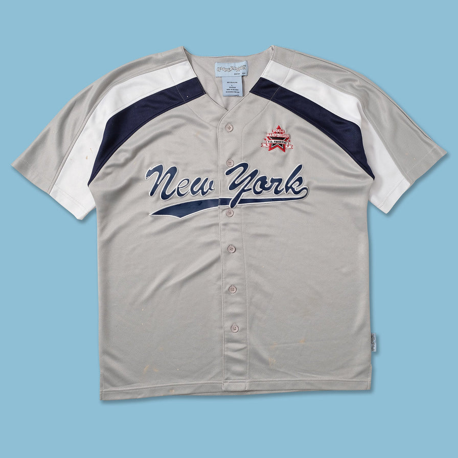 Y2K New York Baseball Jersey Large 