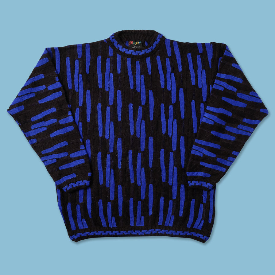 Vintage Coogi Style Knit Sweater XLarge 
