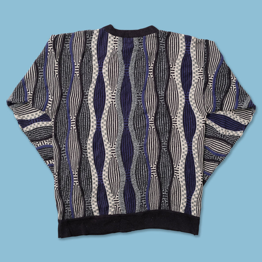 Vintage Coogi Style Knit Sweater Small 