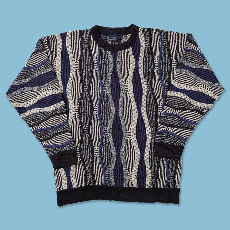 Vintage Coogi Style Knit Sweater Small 