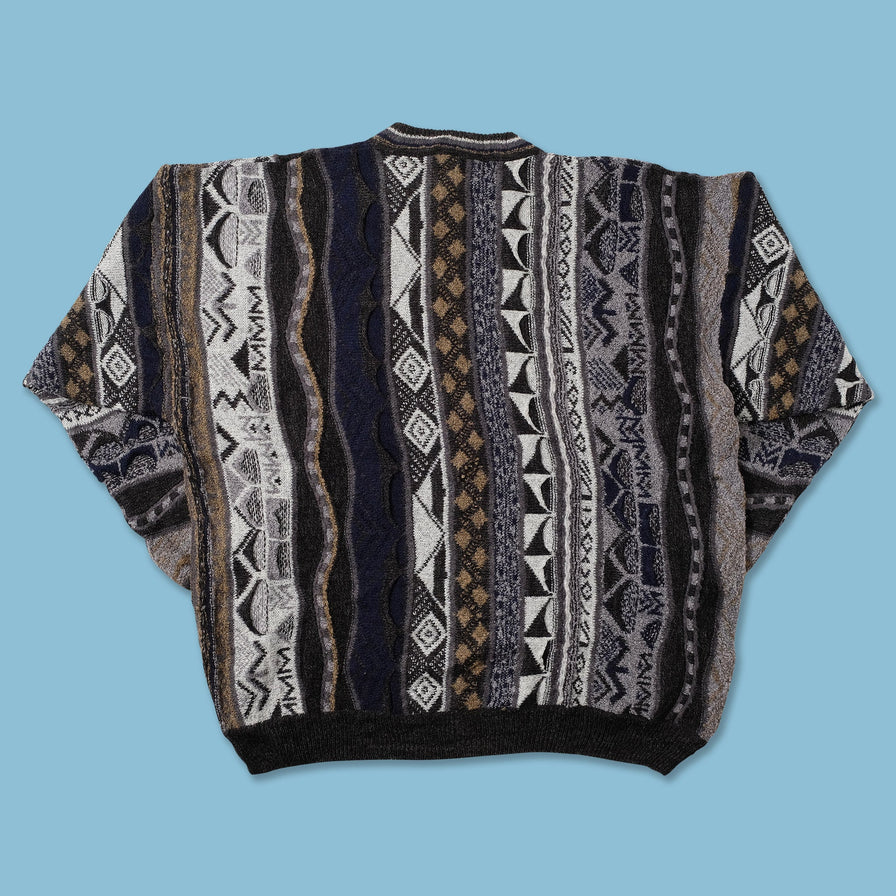 Vintage Coogi Style Knit Sweater XLarge 