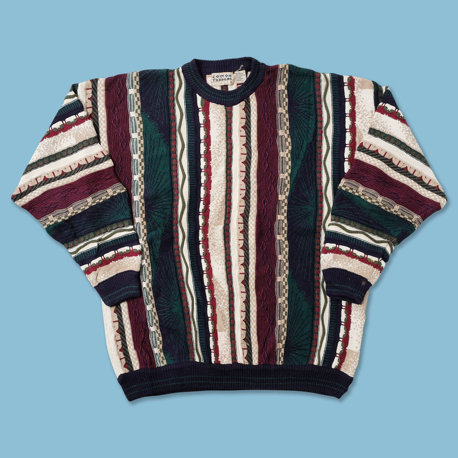 Vintage Cotton Traders Knit Sweater XXL 