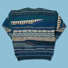 Vintage Coogi Style Knit Sweater Large 