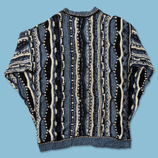 Vintage Coogi Style Knit Sweater Medium 
