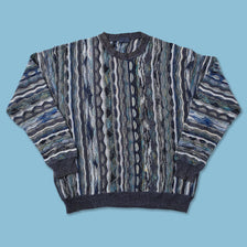 Vintage Coogi Style Knit Sweater XLarge 
