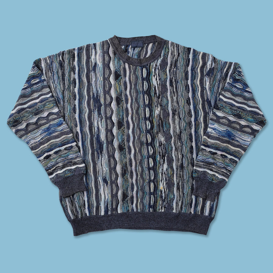 Vintage Coogi Style Knit Sweater XLarge 
