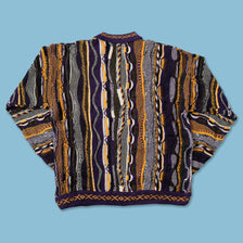 Vintage Coogi Style Knit Sweater XLarge 