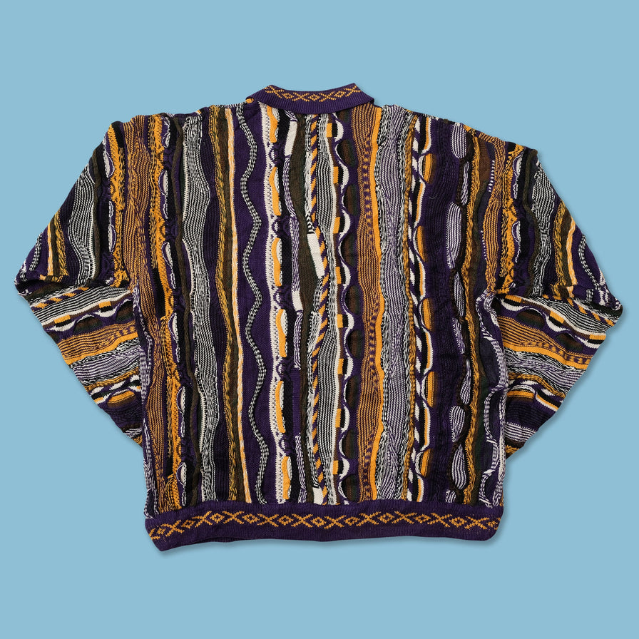 Vintage Coogi Style Knit Sweater XLarge 