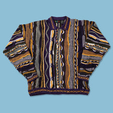 Vintage Coogi Style Knit Sweater XLarge 