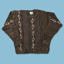 Vintage Coogi Style Knit Sweater XLarge 