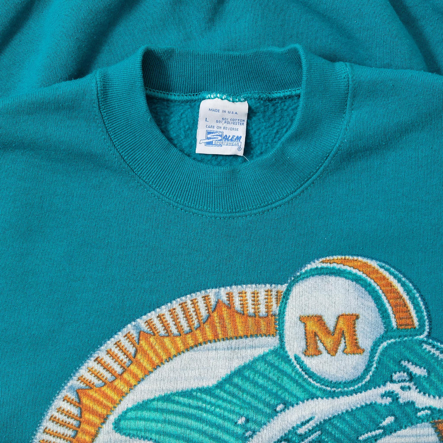 1998 Salem Miami Dolphins Sweater Medium 