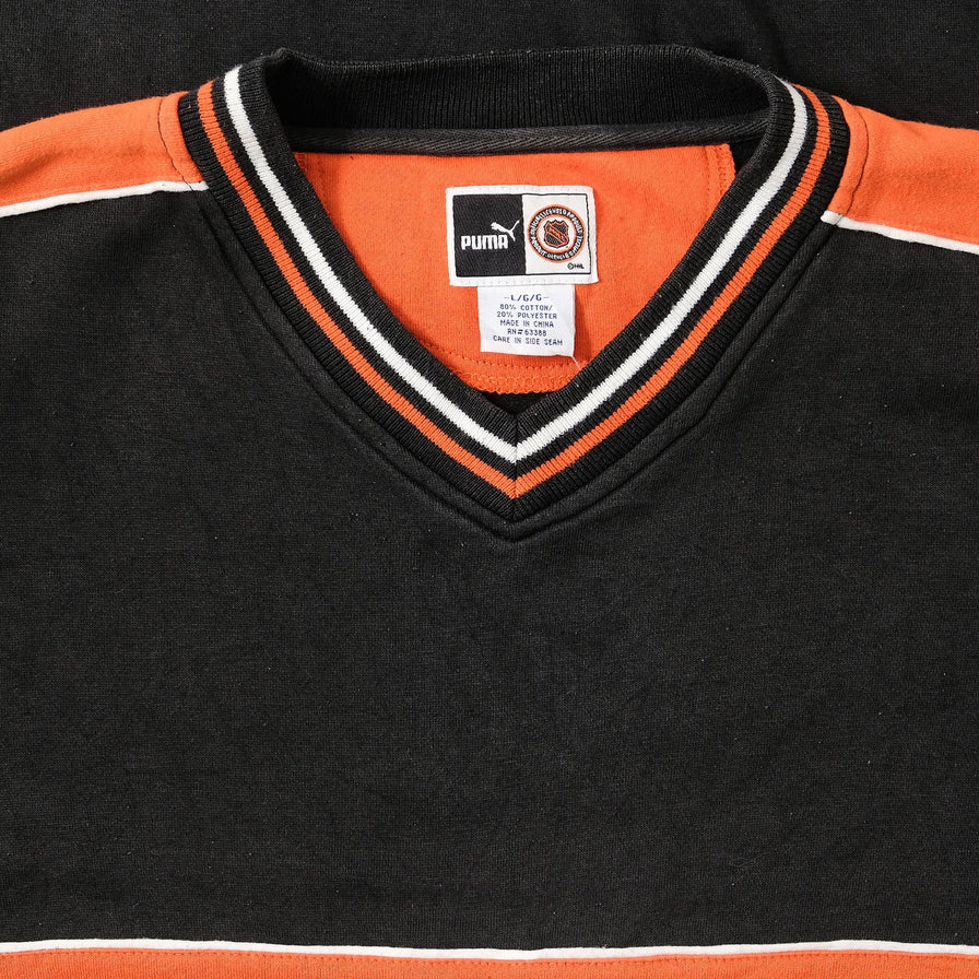 Vintage Puma Philadelphia Flyers Sweater Large 