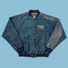 1996 Denim Varsity Jacket XXL 