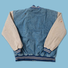 Vitnage Denim Varsity Jacket Medium 