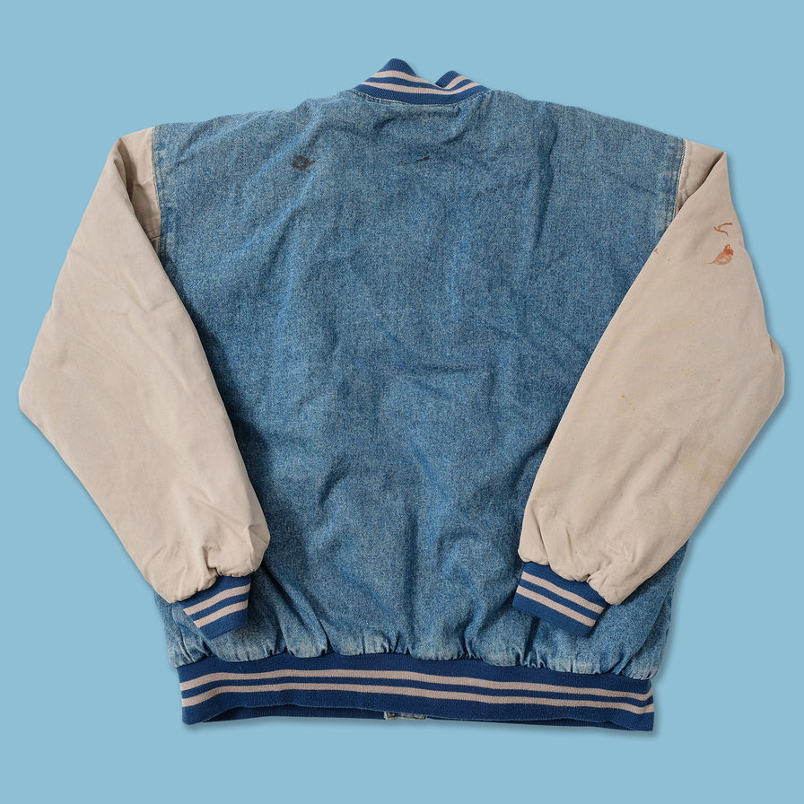 Vitnage Denim Varsity Jacket Medium 