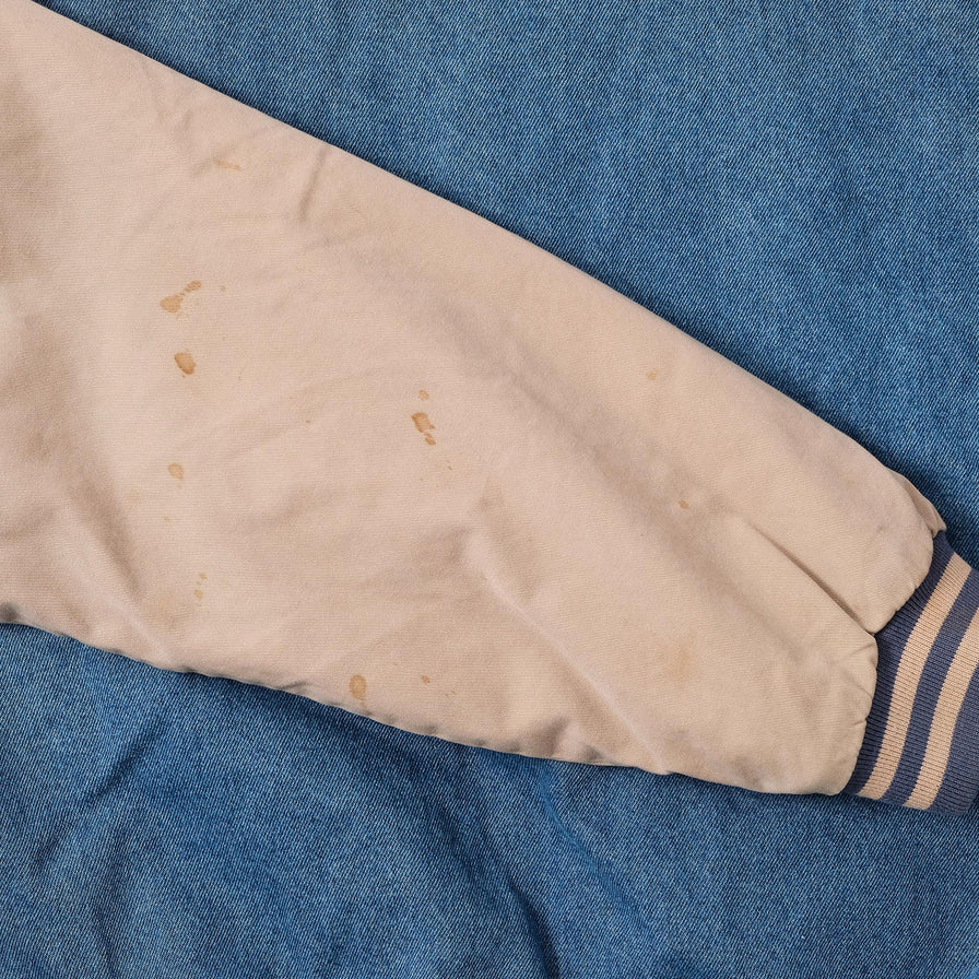 Vintage Denim Varsity Jacket Small 