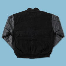 Leather Varsity Jacket Medium 