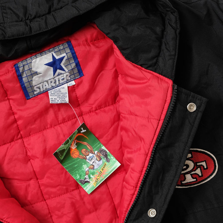 Vintage Starter San Francisco 49ers Padded Jacket XLarge 