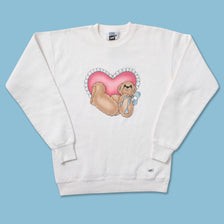 Vintage Teddy Bear Sweater Small 