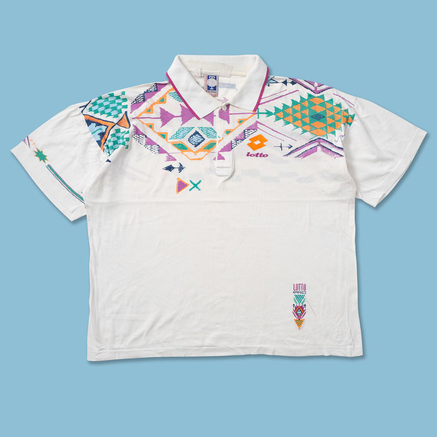 Vintage Lotto Tennis Polo Large 