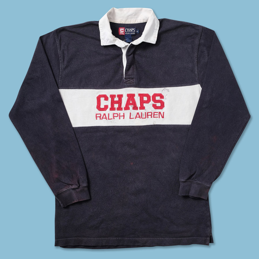 Vintage Chaps By Ralph Lauren Rugby Sweater Medium 