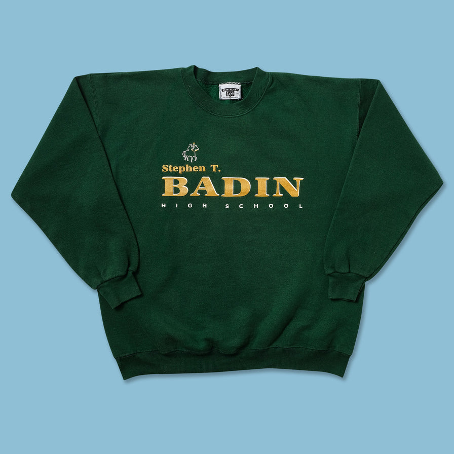 Vintage Badin High School Sweater Large 