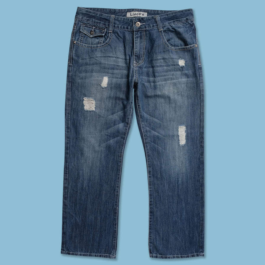 Y2K Denim Pants 36x30 - Double Double Vintage