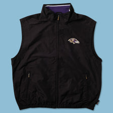 Vintage Reebok Baltimore Ravens Track Vest XLarge - Double Double Vintage