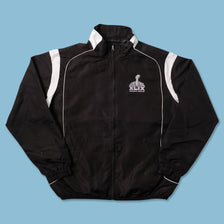 2015 NFL Super Bowl Track Jacket Large - Double Double Vintage