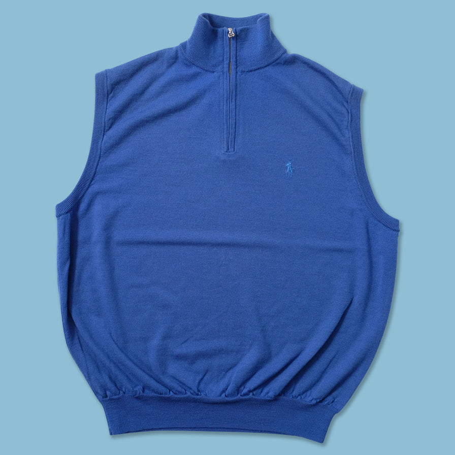 Polo Ralph Lauren Merino Wool Sweater Vest Medium - Double Double Vintage