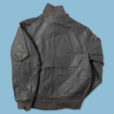Vintage Bundeswehr Leather Flight Jacket Medium - Double Double Vintage