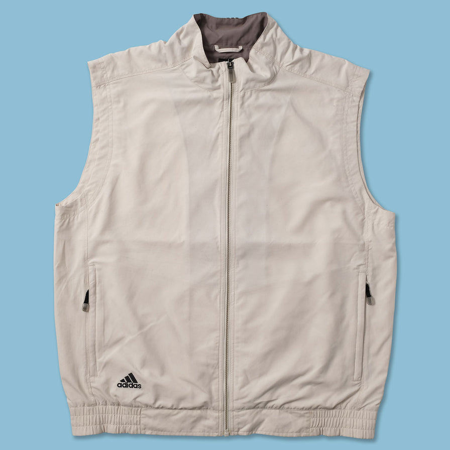 adidas Track Vest Large - Double Double Vintage