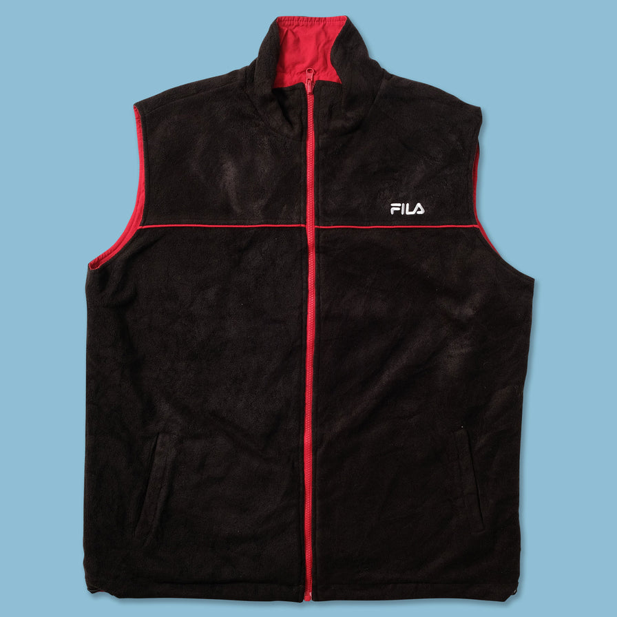 Vintage Fila Reversible Vest XLarge