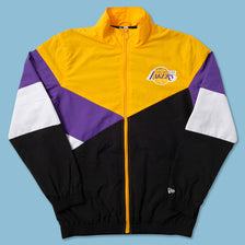 Los Angeles Lakers Track Jacket Medium - Double Double Vintage