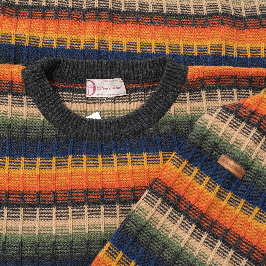 Vintage Sergio Tacchini Knit Sweater XLarge 