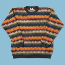 Vintage Sergio Tacchini Knit Sweater XLarge 