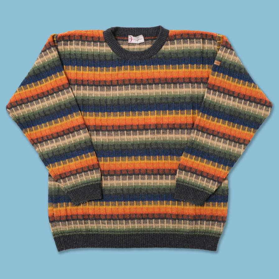 Vintage Sergio Tacchini Knit Sweater XLarge 