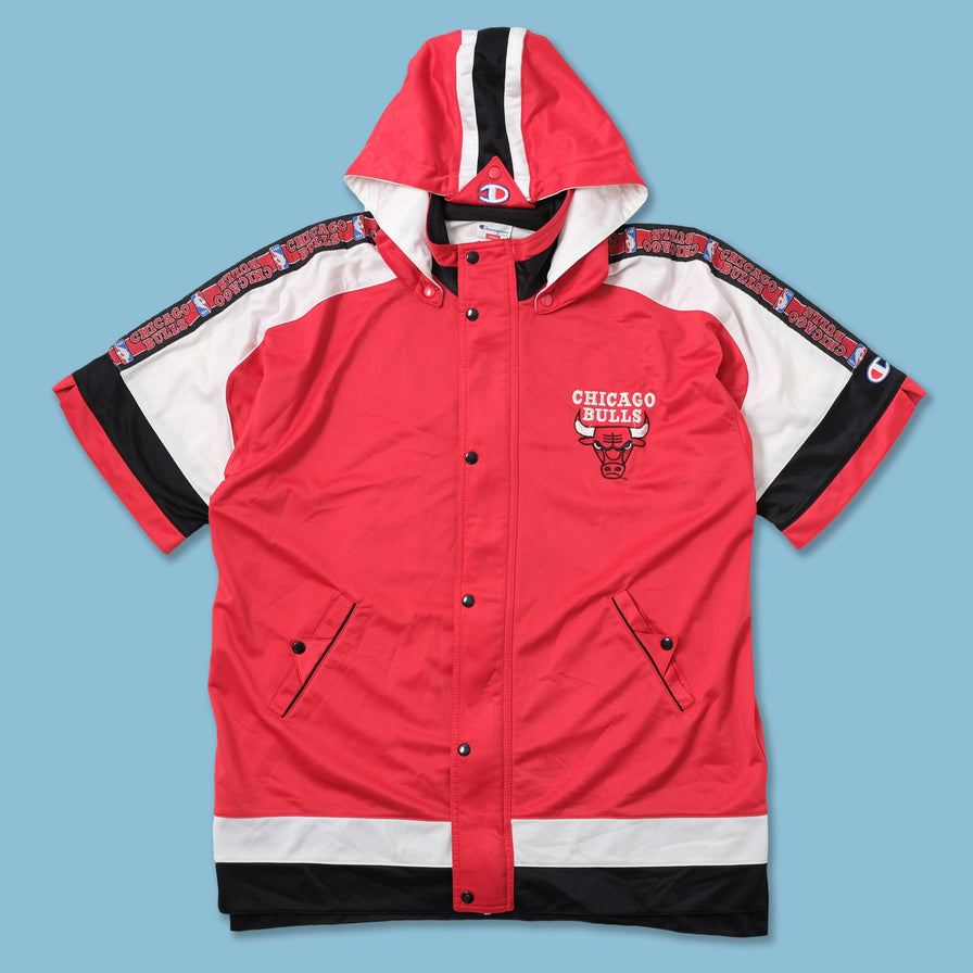Vintage Champion Chicago Bulls Shooting Jacket Large 