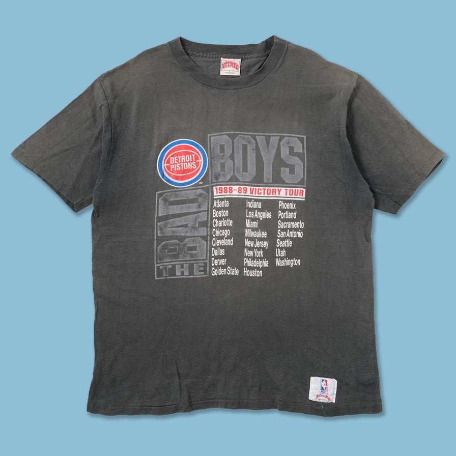 Vintage 1989 Detroit Pistons Bad Boys T-Shirt Large 