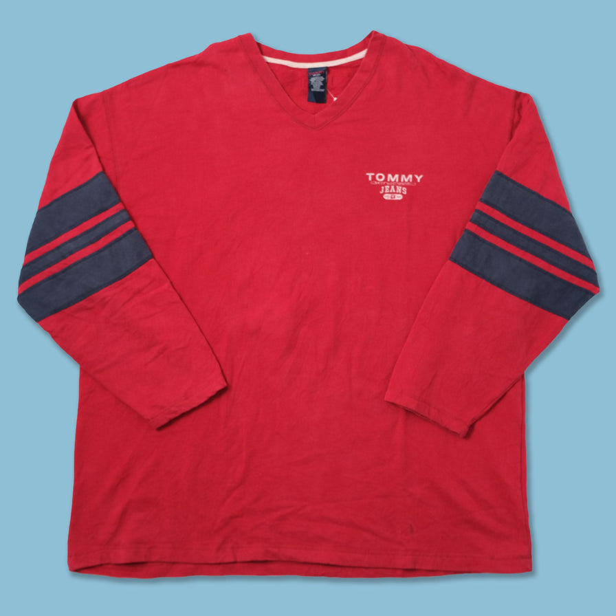 Vintage Tommy Hilfiger V-Neck Sweater 3XLarge 