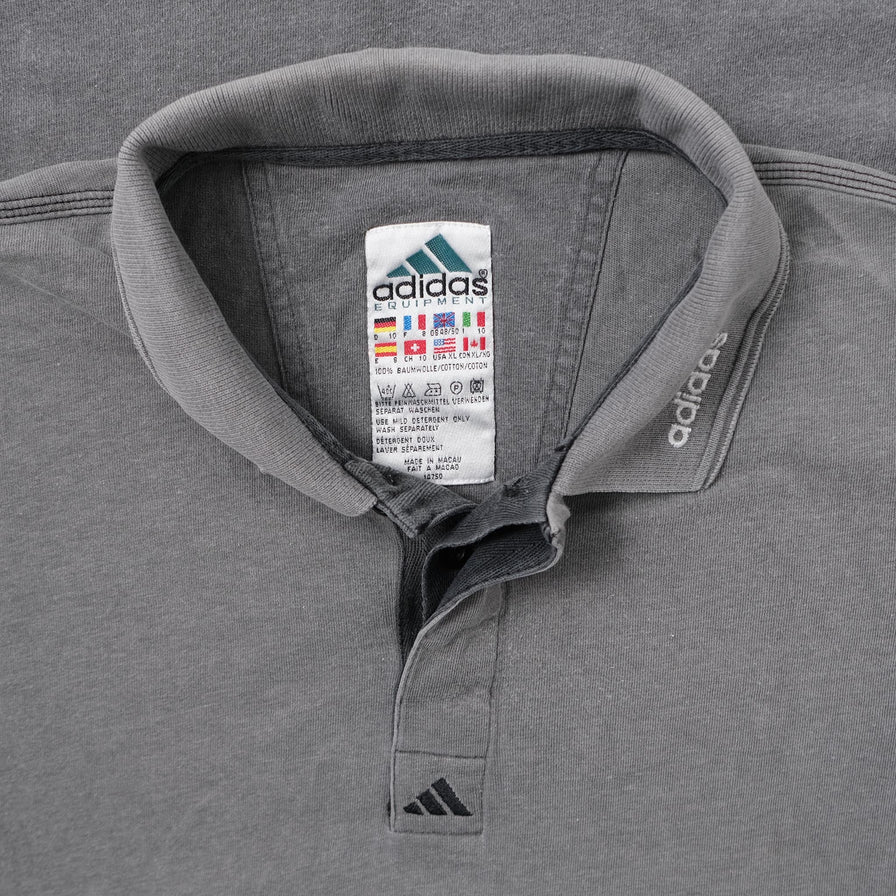 Vintage adidas Equipment Polo XLarge 