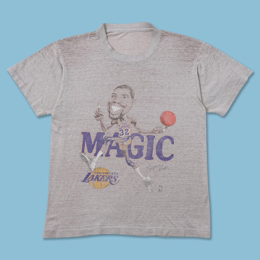 Vintage 80s Magic Johnson T-Shirt Medium 