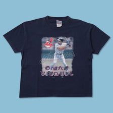 1998 Women's Cleveland Indians T-Shirt Medium 