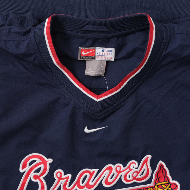 Vintage Nike Atlanta Braves Windbreaker Large