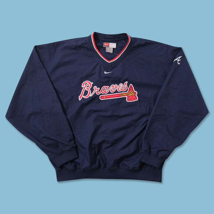Vintage Nike Atlanta Braves Windbreaker Large